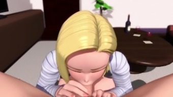 [3D Hentai] Golden Lover (Android 18)