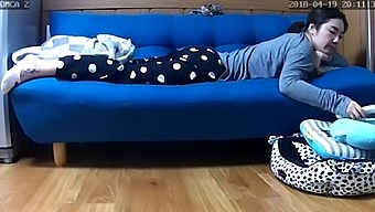 Korean Babe Hacked Webcam Crazy Mast