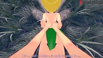 Tinker Bell And Peter Pank Have Sex With A Fairy As A Spectator | Short Video (Red)