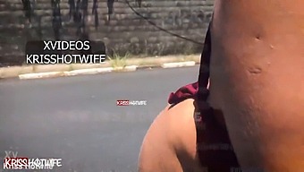 Kriss And Noel'S Christmas Special: Sexy Hotwife Strips In Salvador Traffic