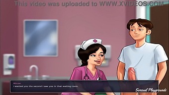 Aroused Nurse Provides An Incredible Oral Experience During The Summer