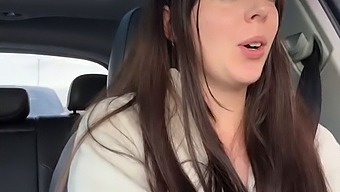 Enjoying A Solo Orgasm With My Favorite Sex Toy At Tim Horton'S Drive-Thru
